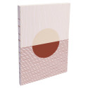 Terracotta, Soft cover notebook A5 14,8x21 cm, 80 sheets, lined, raw binding, assorted patterns./ Pc.