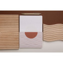 Terracotta, Soft cover notebook A5 14,8x21 cm, 80 sheets, lined, raw binding, assorted patterns./ Pc.