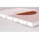 Terracotta, Soft cover notebook A5 14,8x21 cm, 80 sheets, lined, raw binding, assorted patterns./ Pc.
