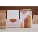 Terracotta, Soft cover notebook A5 14,8x21 cm, 80 sheets, lined, raw binding, assorted patterns./ Pc.