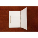 Terracotta, Wire bound notebook A4 21x29,7 cm, 74 sheets, lined and margin, assorted patterns./ Pc.