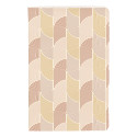 Terracotta, Stapled notebook sewn on spine 9x14 cm, 32 sheets, lined, assorted patterns./ Pc.