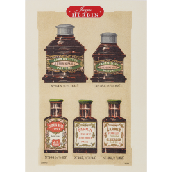 12 postkaarten Jacques Herbin-/ St.