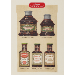 Jacques Herbin vinta-ge postcards (12)/ Pc.