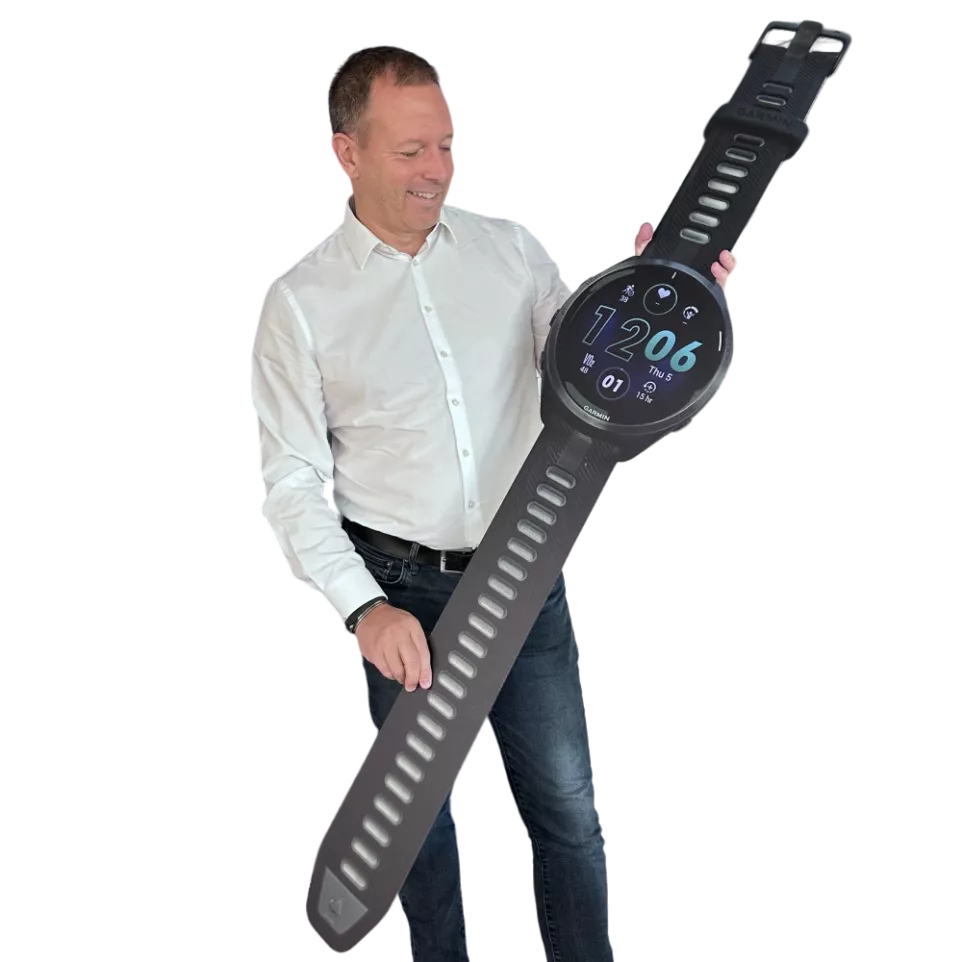 Uitgesneden bedrukt paneel