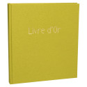 Gastenboek 140p 21x19 Pop N Co Lime-/ St.
