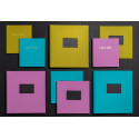 Fotoalb boek 30p zw-25x25 Pop'N Co lime/ St.