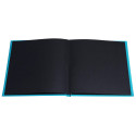 Fotoalb boek 30p zw-25x25 Pop'N Co cyaan/ St.
