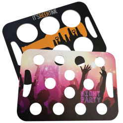 Plateau porte-gobelets personnalisé