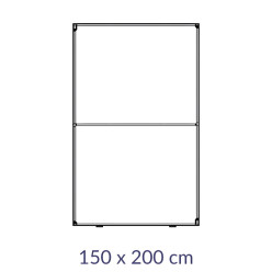 Modulaire standstructuur 150 x 200 cm