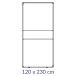 Modulaire standstructuur 120 x 230 cm