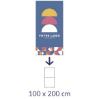 Toile textile pour Stand...