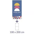 Toile textile pour Stand modulaire 100 x 200 cm