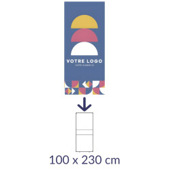 Textielcanvas voor modulaire stand 100 x 230 cm