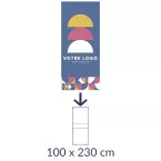 Textile canvas for modular stand 100 x 230 cm