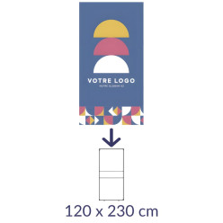 Textile canvas for modular stand 120 x 230 cm