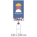 Toile textile pour Stand...