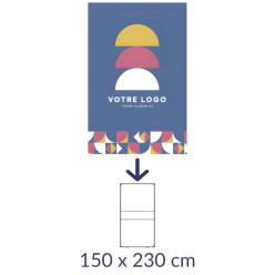 Textile canvas for modular stand 150 x 230 cm