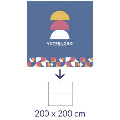 Toile textile pour Stand modulaire 200 x 200 cm