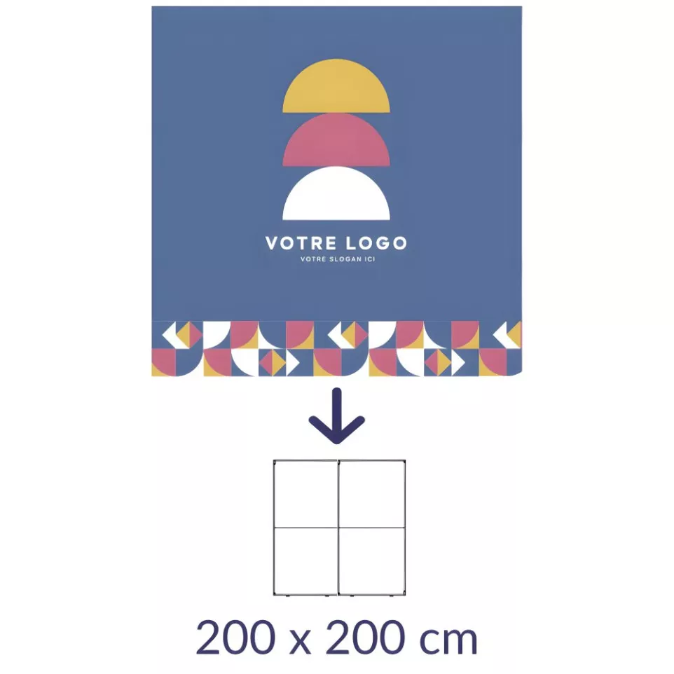 Toile textile pour Stand modulaire...