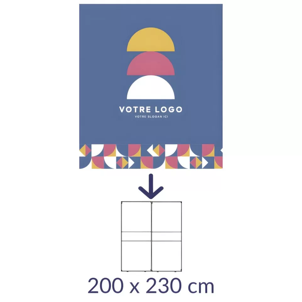 Toile textile pour Stand modulaire...