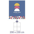 Toile textile pour Stand...