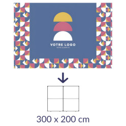 Textile canvas for modular stand 300 x 200 cm