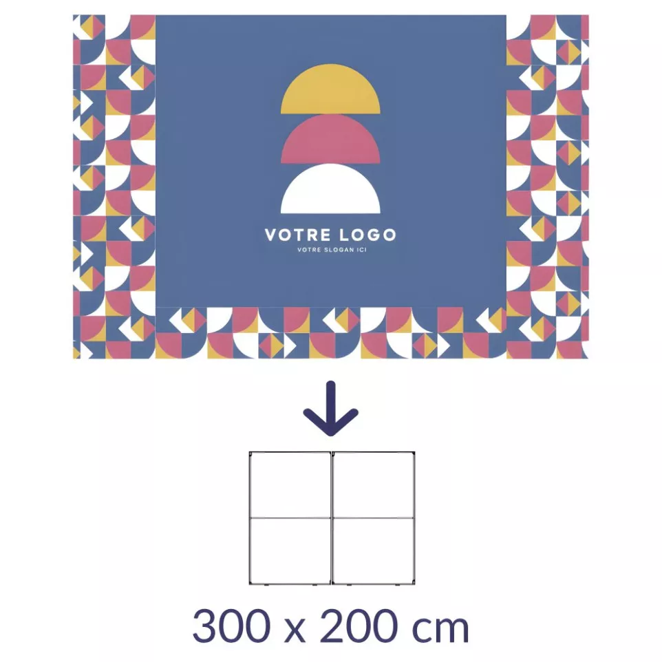 Toile textile pour Stand modulaire...