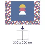 Textile canvas for modular stand 300 x 200 cm