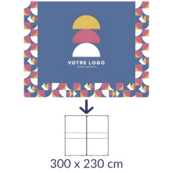 Textile canvas for modular stand 300 x 230 cm
