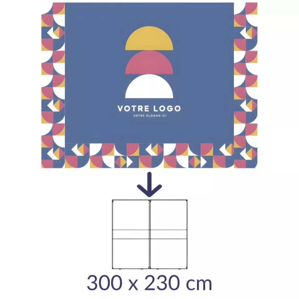 Toile textile pour Stand modulaire...