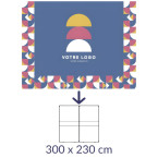 Toile textile pour Stand...