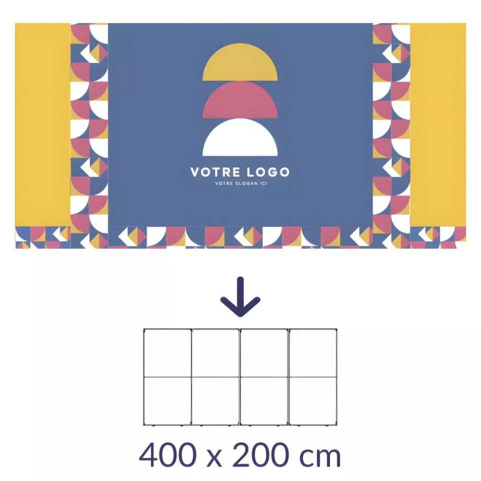 Toile textile pour Stand modulaire...