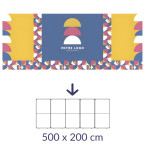 Toile textile pour Stand...