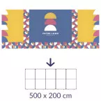 Toile textile pour Stand modulaire 500 x 200 cm