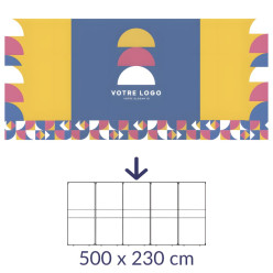 Textile canvas for modular stand 500 x 230 cm