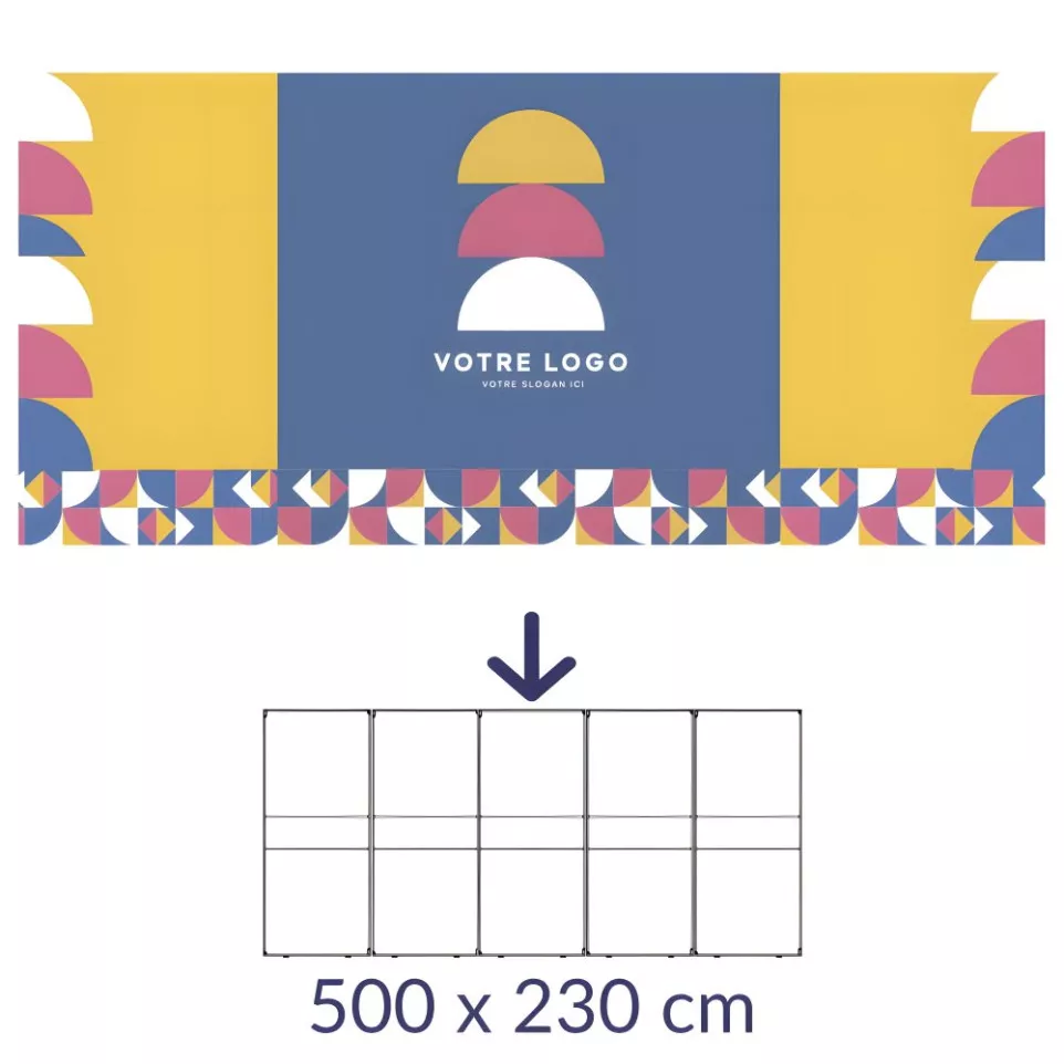 Toile textile pour Stand modulaire...