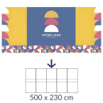 Toile textile pour Stand...