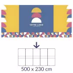 Toile textile pour Stand modulaire 500 x 230 cm