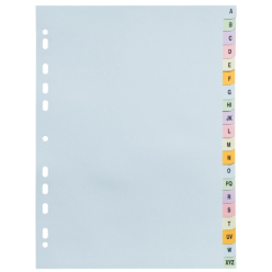  Tabbladen A-Z A4 Kaart 160g past-/ St.