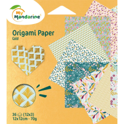 Origami paper Gold/ Pce