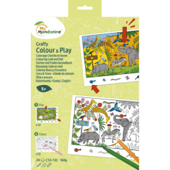 Graffy Colour & Play Seak and Find, Zoo/ Pc.