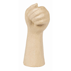 Vaas vrouwenhand 8x7x21cm-/...