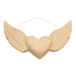 Ex voto hart met vleugels-/...