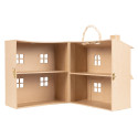 Maison de poupée 25x24x27cm/ Pc.