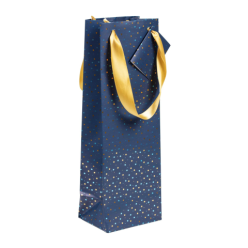 Premium bottle bag stars 12,5x9,5x38 cm/ Pc.