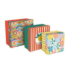 Dolce Amore Square Boxes Set of 3/ Pc.