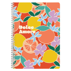 Dolce Amore Wirebound Notebook A4 Lined +Margin/ Pc.