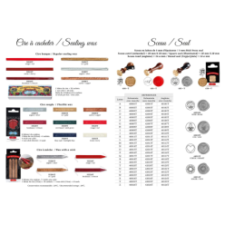 50 flyers was en zegels...