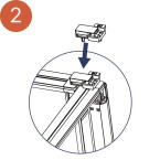 90° right connector for...